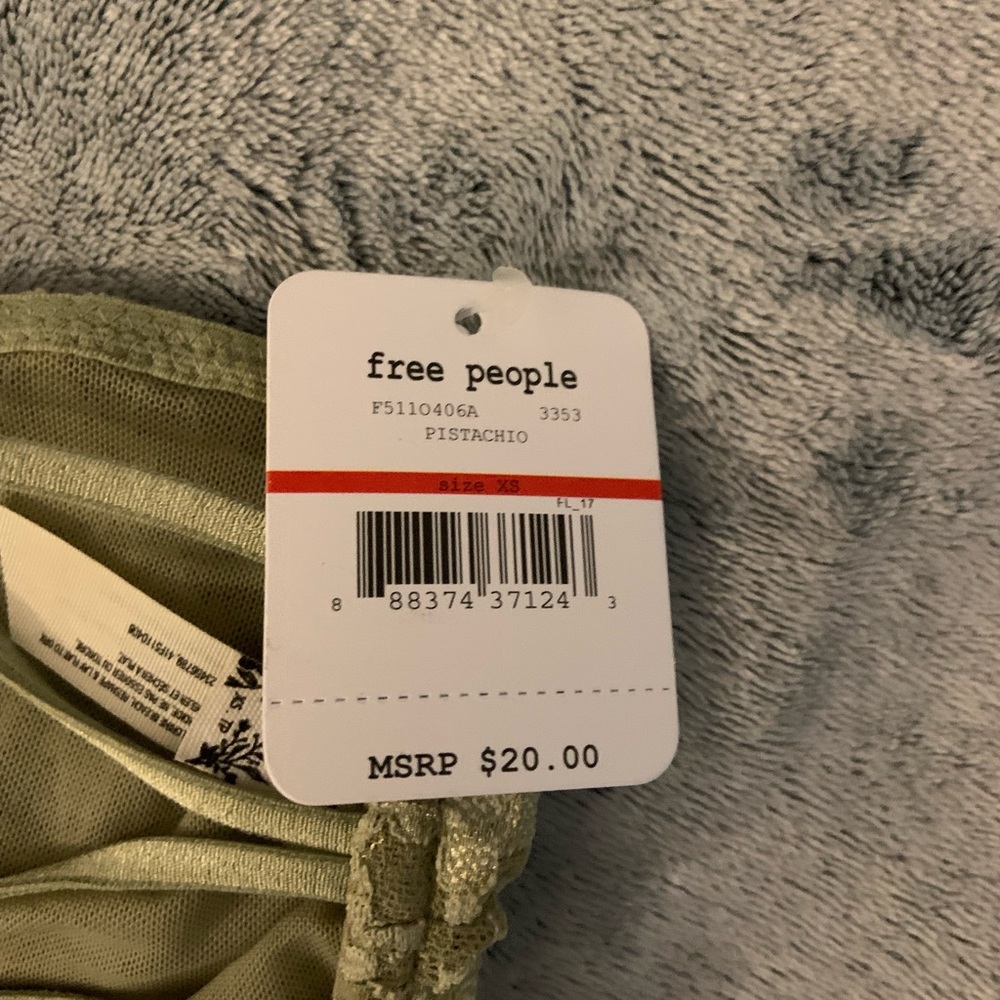 NWT free people green bandeau - Picture 3 of 3